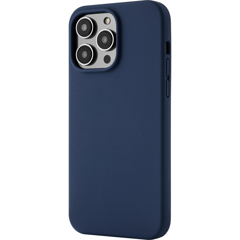 Чехол защитный Touch Mag Case, iPhone 14 Pro Max, силикон, софт-тач, тёмно-синий